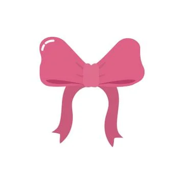 Pink gift with bowtie vector design Stock Illustration