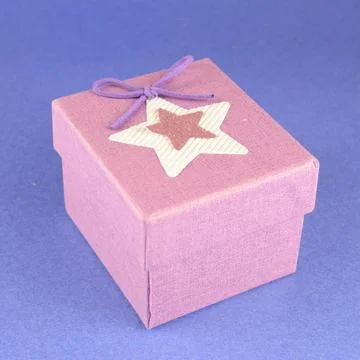 Pink Gift Box Stock Photos