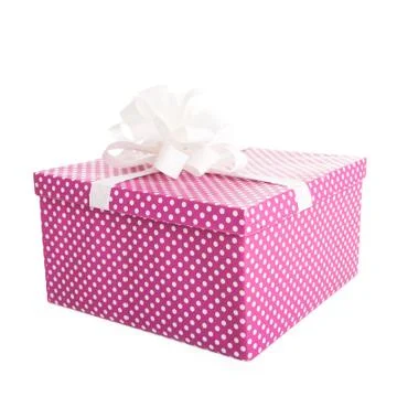 Pink gift Stock Photos