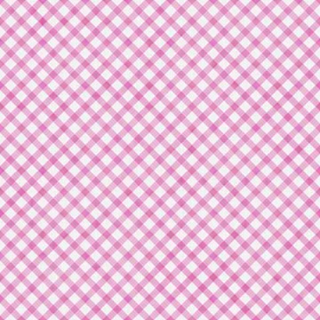 Pink gingham pattern repeat background Stock Illustration