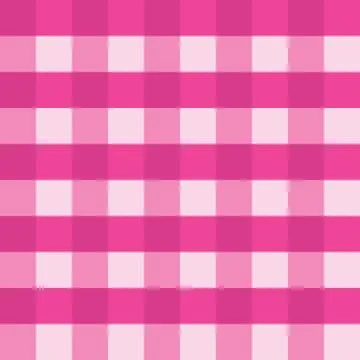 Pink gingham tablecloth seamless vector background pattern design Illustrazione stock