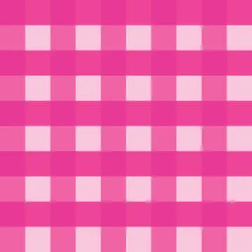 Pink gingham tablecloth seamless vector background pattern design Stock Illustration