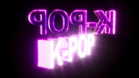 Pink glass test k pop korean music bg seamless looped animation Stock Footage 342832609