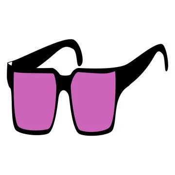 Pink glasses Иллюстрация