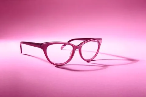 Pink Glasses Stock Photos