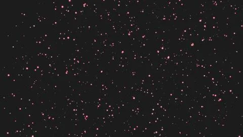 Pink glitter particles on black background starry night abstract cosmic textu Illustrazione stock