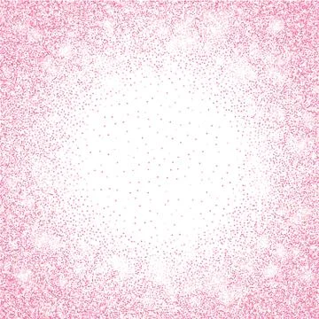 Pink glitter sparkle on a transparent background. Rose Gold Vibrant backgroun Stock Illustration