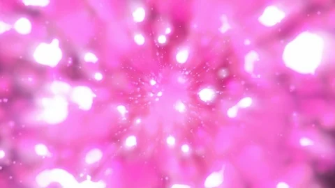 Pink glitter sparkles explosin. Abstract animation. Stock Footage