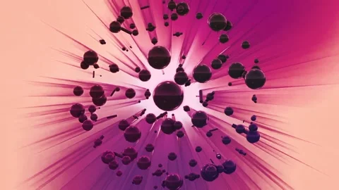 Pink Glittering Balls Animation Loop Stock-Footage 232788943