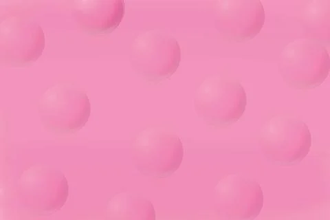 Pink Glossy Sphere Pattern Stock Illustration