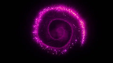 Pink glow particle stroke trail line effect animation Видео 149043190