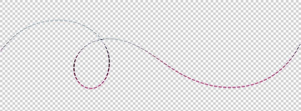 Pink glowing abstract of interconnected lines and shapes transparent background Stock Illustration