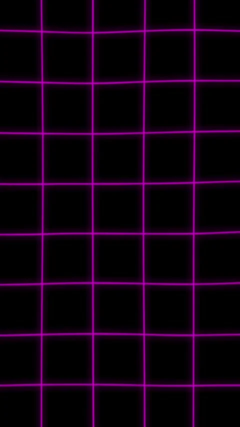 Pink glowing grid with a wave effect Stock Footage 292779290