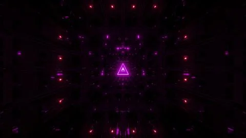 Pink glowing holy wireframe 3d illustration background wallpaper with shine Ilustración de archivo