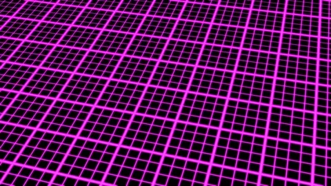 Pink Glowing Millimeter Spinning Grid Retro Abstract Motion Background Loop Stock Footage 87766959