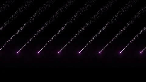Pink glowing particle stream motion graphics element against deep black bac.. Stock-Footage 342480448