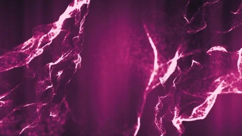 Pink Glowing Particles Animation Loop  Stock Footage 230010153