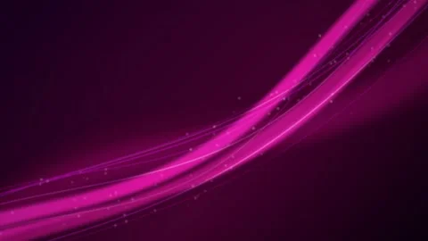 Pink glowing ribbon wave undulating seamless loop motion background Stock Footage 344926338
