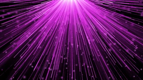 Pink glowing shower falls down with moving particles stage background Stock-Footage 296088292