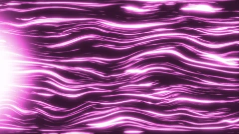 Pink glowing waves. techno background Stock Footage 314433435