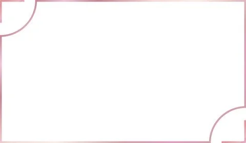 Pink Gold Gradient Framework Stock Illustration