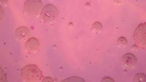 Pink gold oil pattern abstract background  3 4К Vidéo 155302499