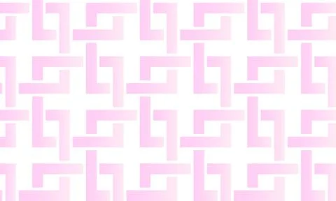 Pink gradation Japanese pattern corner connection Stock Illustration
