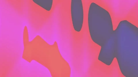 Pink gradient background with black shapes and splotches Stock Footage 328914647