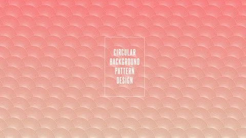 Pink Gradient Background Circular Pattern Stock Illustration