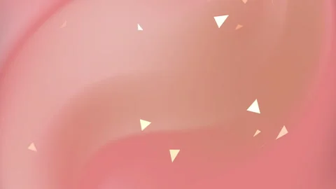 Pink gradient background features scattered small pale triangles. Stock Footage 308949594