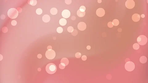 Pink gradient background features scattered pale circles. Stock Footage 310408649