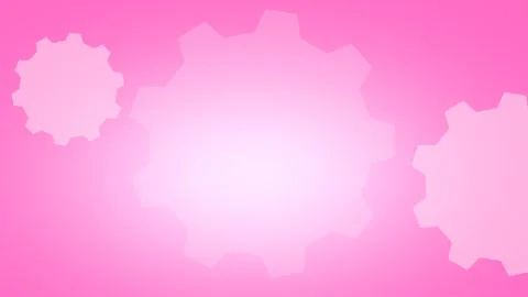 Pink gradient background with spinning wheel object Stock Footage 291875076