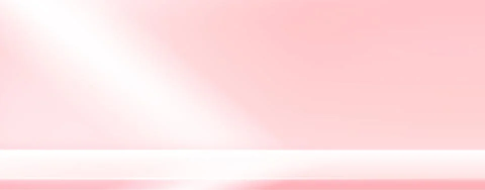 Pink gradient background with windows sunlit. Light neutral walls in the room. Stock Illustration