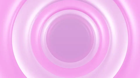 Pink gradient cartoon circle tunnel loop animation background Stock Footage 246503007