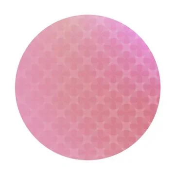 Pink gradient circle background with star pattern Stock Illustration