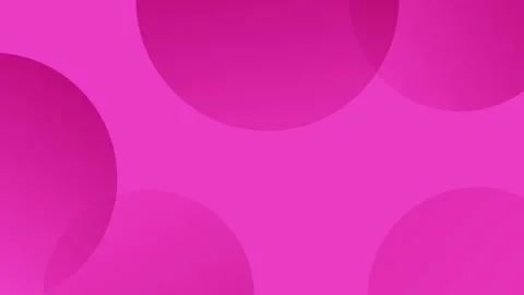 Pink gradient circles on white, minimalist looping animation background. Stock Footage 286411465