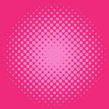 Pink Gradient Halftone Pattern Background 스톡 일러스트