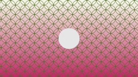 Pink Gradient Japanese Shippo Pattern Circle Wipe Transition 4K Stock-Footage 342089905