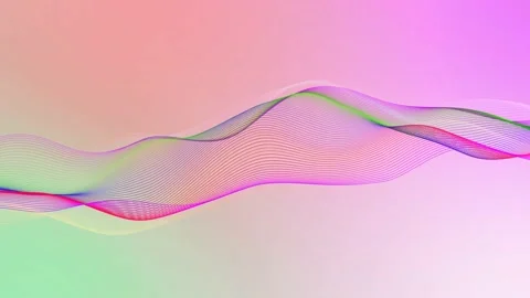 Pink gradient line wave background Vidéo 220891588