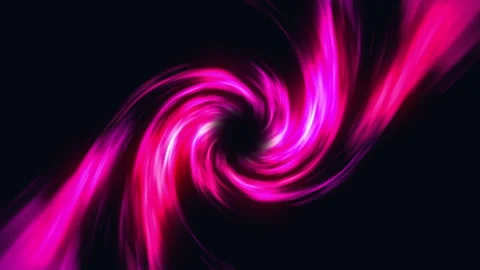 Pink gradient swirling light against black background Stock Footage 285132185