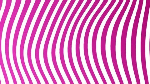 Pink gradient wavy stripes, seamless looping. Stock Footage 286418945