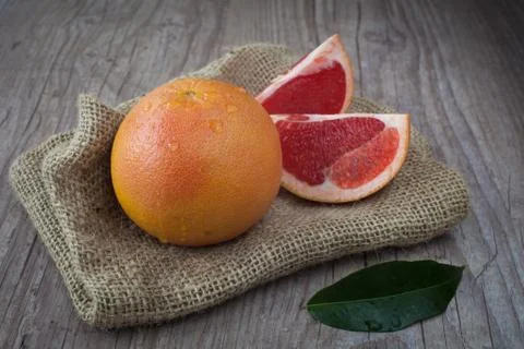 Pink grapefruit Stock Photos