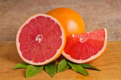 Pink grapefruit Stock Photos