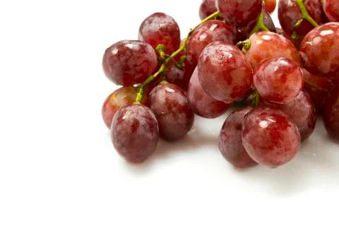 Pink grapes Stock Photos