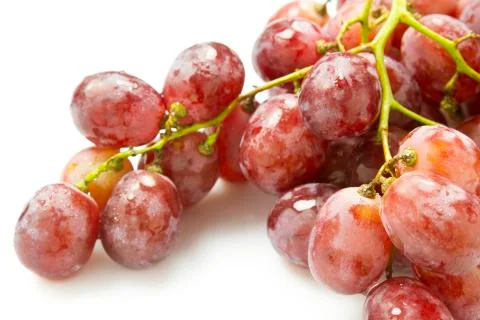 Pink grapes Foto stock