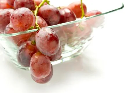 Pink grapes Stock Photos