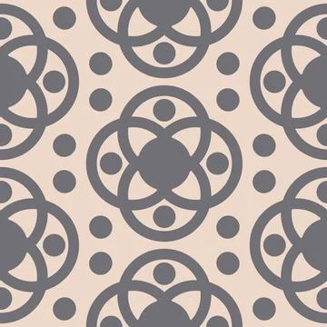 Pink gray seamless pattern, abstract motif for design square background Illustrazione stock