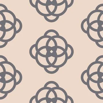 Pink gray seamless pattern, abstract motif for design and decoration backgrou 库存插图