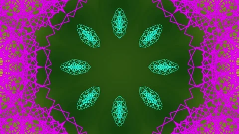 Pink Green Abstract Pattern Stock Footage 73580732