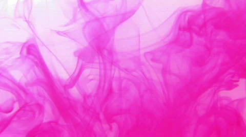 Pink, Green Dye Formations Stock Footage 318889